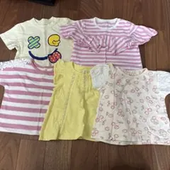 X-girl バースデイ　西松屋　カラフル半袖Tシャツ5枚セット