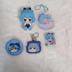 東方　チルノ　グッズ5点