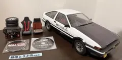 ディアゴスティーニ1/8 頭文字DのAE86ハチロクカスタム完成品のサムネイル