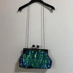 パーティバック　オーロラ スパンコール キラキラバック