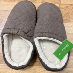 ルームシューズ メンズ スリッパ 室内履き ボア付き 冬用 暖かい 洗濯可