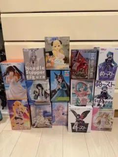 初音ミク&けいおん&ToLOVEる等美少女アニメプライズフィギュア14体