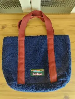 L.L.Bean ボアトートバッグ ネイビー