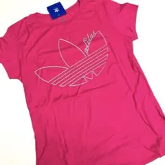 新品 adidas originals ロゴTシャツ ピンク L