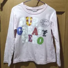 IGNIO ミッキーマウス 長袖Tシャツ　サイズ120　(B935)　同梱無料