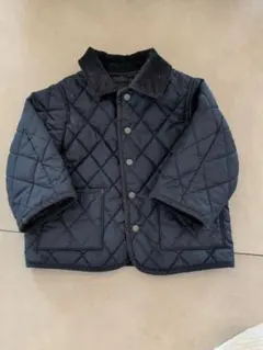 ネイビー キルティングジャケット 80