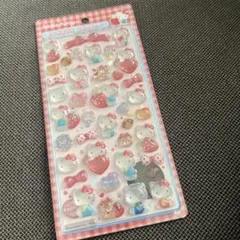 【正規品】ボンボンドロップシール ハローキティ 赤