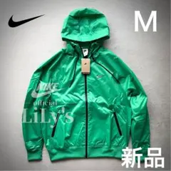 【Ｍサイズ】新品未使用　NIKEナイロンジャケット　ウーブン　グリーン　緑