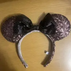 ディズニー ミニーカチューシャ 黒と茶色