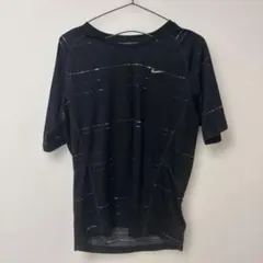 K2236 NIKE Dri-FIT 半袖スポーツウェア ブラック メンズ Lのサムネイル