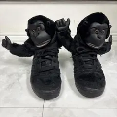 アディダス adidas ハイカット スニーカー ゴリラ ジェレミースコット