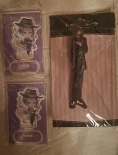 ツイステ　ジェイド　ミニアクスタ　刺繍チャーム　ツイステ展