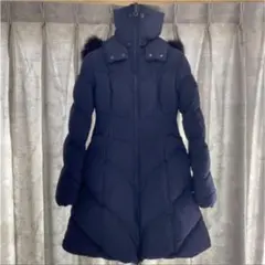 【美品】TATRAS エストネーション別注 ダウンコート ネイビー