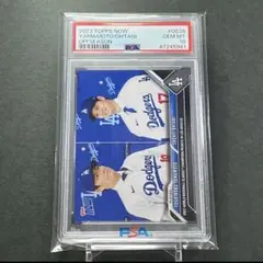 【PSA10】入団会見コラボ　大谷翔平&山本由伸 2023 Topps now