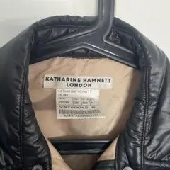 キャサリンハムネット　ロンドン　シャツジャケット　中綿入り　冬用