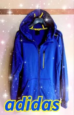 ★adidas climalite ランニング フルジップアップパーカー中古美品