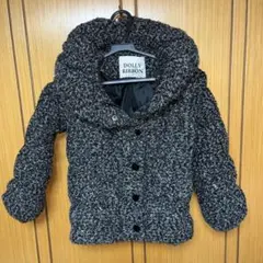 DOLLY RIBBON フード付きジャケット 130サイズ　黒色