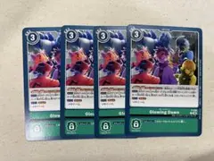 デジモンカードゲーム グローイングドーン Glowing dawn プロモ 4枚