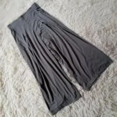 UNIQLO ガウチョパンツ グレー Lサイズ