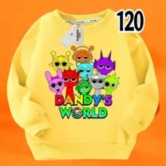 キッズ 子供 トレーナー スプランキー 男の子女の子 イエロー 120