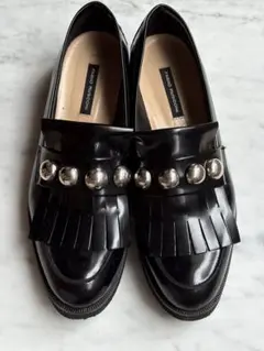 【美品】ファビオルスコーニ　スタッズローファー37
