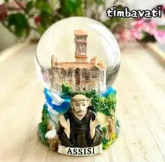 ☆新品☆【イタリア】アッシジ スノードーム スノーグローブ ＊ Lサイズ ＊