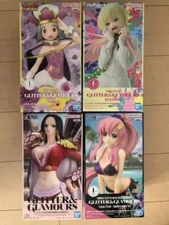 ワンピース　フィギュア　GLITTER & GLAMOURS フィギュア 18体 ワンピース GLITTER&GLAMOURS フィギュア 5体セットまとめ売り - メルカリ