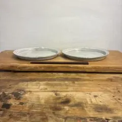 新品　陶器　陶芸作家　楕円リムプレート皿2枚　591