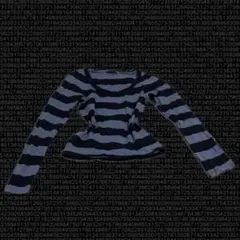 Y2K 仙女風 廢墟風 平成辣妹 緊身 韓國 海外 復古 條紋