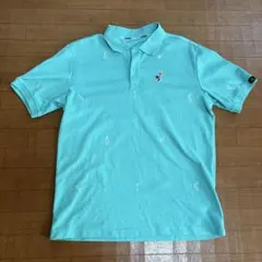 ADIDAS ゴルフ ポロシャツ サイズM ターコイズ