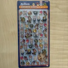 【即日発送】正規品 ズートピア　ボンボンドロップシール　mini ディズニー