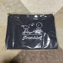非売品　スヌーピーSNOOPY デニム風ポーチ