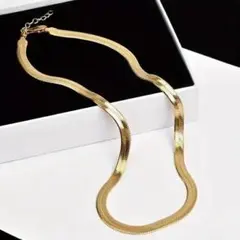 ミ*ー様 【再入荷しました/送料無料/工場別注品】スネークゴールドネックレス4