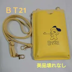 【極美品】BT21 CHIMMY スマホショルダー イエロー 使用1回のみ