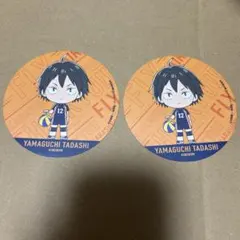 ハイキュー‼︎ アニメイトカフェ　コースター　特典　　山口忠