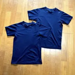 野球練習着紺色半袖　IGNIOアンダーシャツ140cm ２枚