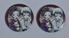 【鬼滅の刃】珠世 愈史郎 缶バッチ グラフアート