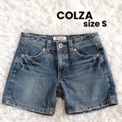 COLZA コルザ デニムショートパンツ ブルー Sサイズのサムネイル