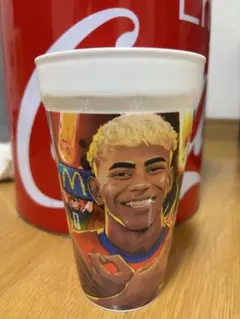 McDonald's サッカー選手デザイン プラスチックカップ　ラミンヤマル