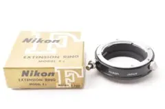 美品箱付き Nikon Extension Ring E2 接写リング 4773のサムネイル
