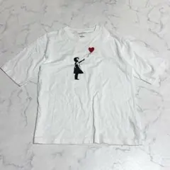 ユナイテッドアローズ　Tシャツ　カットソー　ホワイト　【M】 メンズ　プリント