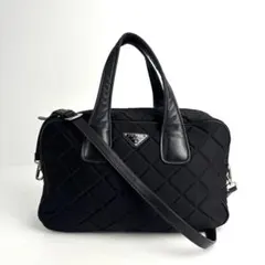 【極美品】PRADA キルティング 2way ハンドバッグ ショルダーバッグ