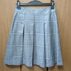 【再再最終値下げ】NEWYORKER チェック柄 プリーツスカート 7号