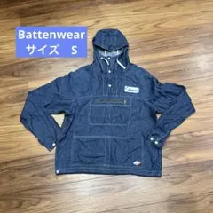 Battenwear バテンウェア　BEAMS デニム　プルオーバーパーカー　Sのサムネイル