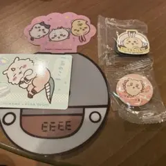 ちいかわ×くら寿司 缶バッジ　マグネットシート