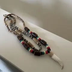 グアム　ネックレス 牙付き