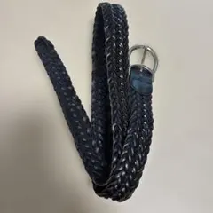 編み込みデザイン 黒 レディースベルト⭐︎ おしゃれ人気　スカートパンツ