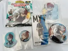 【匿名配送】僕のヒーローアカデミア　轟焦凍　ヒロアカ　アクリルスタンド　缶バッジ