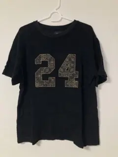 【美品】EDWIN Tシャツ ナンバープリント 黒 M