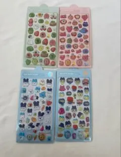たまごっち 3Dシール STICKERS ボンドロ風　4枚セット